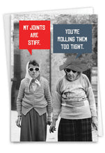 Load image into Gallery viewer, NobleWorks - Birthday Card - Stiff Joints - Women