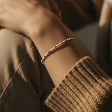 Load image into Gallery viewer, Lenny &amp; Eva - Confetti Beaded Bangle-White, Delicate Stacking Bracelets