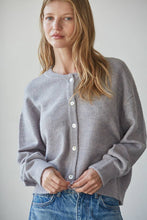 Load image into Gallery viewer, By Together - W2536 | Knit Polyester Acrylic Sweater Crew Neck Cardigan