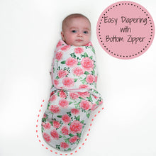 Load image into Gallery viewer, Live Life In Full Bloom Organic Baby Sleep Swaddle