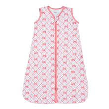 Load image into Gallery viewer, LollyBanks - Beautiful Bows Baby Girl Sleep Sack, 100% Organic Cotton