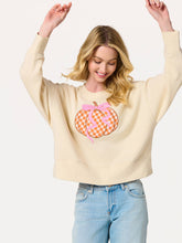 Load image into Gallery viewer, Gingham Pumpkin Sweatshirt