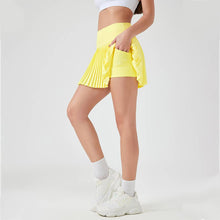 Load image into Gallery viewer, Sodalemon - Cool Feeling Tennis Skirt Double Layer Pocket Sport Skirt