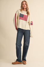 Load image into Gallery viewer, American Flag Knit Sweater