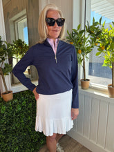 Load image into Gallery viewer, Lulu - B High Neck Zip Pullover - Navy