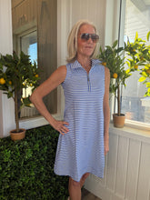 Load image into Gallery viewer, Lulu-B Swing Dress - Striped Blue