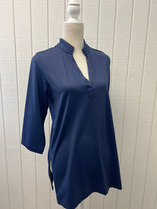 Lulu B Travel Tunic - Navy