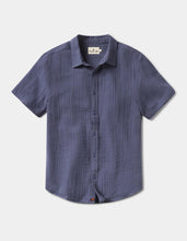 Load image into Gallery viewer, Kalo Short Sleeve Button Up in Vintage Blue