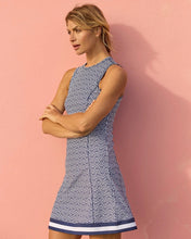 Load image into Gallery viewer, Lyllee ST Geo Printed Performance Dress - Dress Blue