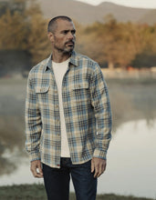 Load image into Gallery viewer, Mountain Overshirt in Blue Plaid