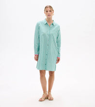 Load image into Gallery viewer, Julia Shirt Dress - Arcadia Stripes