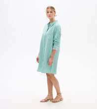 Load image into Gallery viewer, Julia Shirt Dress - Arcadia Stripes