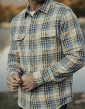 Load image into Gallery viewer, Mountain Overshirt in Blue Plaid