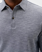 Load image into Gallery viewer, Long Sleeve Slub Pique Polo