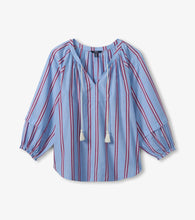 Load image into Gallery viewer, Naomi Blouse - Chambray Rainbow