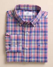 Load image into Gallery viewer, Intercoastal Charlesfort Plaid Long Sleeve Sport Shirt