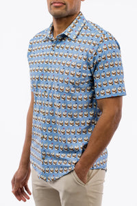 The Boatyard Button Down - On The Rocks