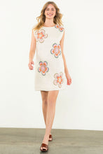 Load image into Gallery viewer, Sleeveless Flower Embroidered Dress