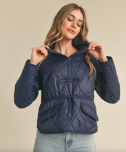 Load image into Gallery viewer, Quilted Puffer - Navy