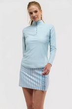 Load image into Gallery viewer, Ava Ruffle Quarter Zip - Seasalt