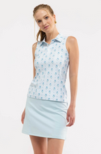 Load image into Gallery viewer, Alice Polo - Blue Dot Floral