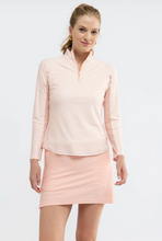 Load image into Gallery viewer, Ava Quarter Zip - Melon Stripe