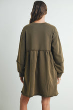 Load image into Gallery viewer, BUTTERMELON - Fall Full Sleeve Winter Mini Dress - BMD7507