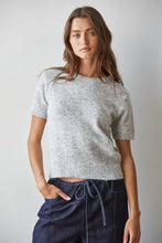 Load image into Gallery viewer, By Together - W2593 | Knit Sweater Polyester Nylon Round Neck Short Sleeve