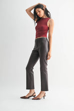Load image into Gallery viewer, JUST BLACK DENIM - BP459J-C - COATED ESPRESSO - Slim Cropped Bootcut