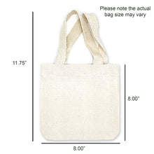 Load image into Gallery viewer, Sockprints - Mini Canvas Bag- Add Your Own Design