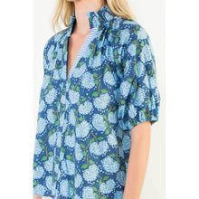 Load image into Gallery viewer, Puff Sleeve Flower Print Top