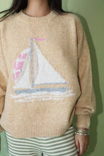 Load image into Gallery viewer, Bailey Rose - Sailboat Knit Fuzzy Sweater