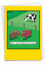 Load image into Gallery viewer, NobleWorks - Funny Birthday Greeting Card - Major Sideboob