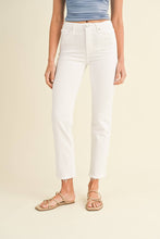 Load image into Gallery viewer, Just Black Denim - Hem Detail Comfort Straight