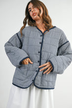 Load image into Gallery viewer, Buttoned Quilted Puffer Jacket - BMJ7822