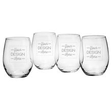Load image into Gallery viewer, Susquehanna Glass Company - Custom Artwork Stemless 15 oz Wine Glass