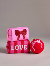 Load image into Gallery viewer, Sequin Bow Zip Pouch