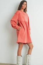 Load image into Gallery viewer, BUTTERMELON - Fall Full Sleeve Winter Mini Dress - BMD7507