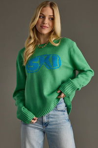 Panache Apparel Co. - Green Ski Goggle Sweater