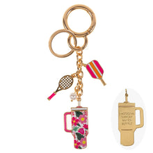 Load image into Gallery viewer, Pickleball Tumbler Keychain Bag Charm