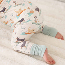 Load image into Gallery viewer, Paddle Pups Convertible Zip Romper