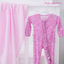Load image into Gallery viewer, Lovely in Lace Baby Girl Bamboo Pajamas
