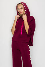Load image into Gallery viewer, Joh Apparel - Francine French Scuba Pearl Hoodie: Burnt Orange / XS / 7425FT
