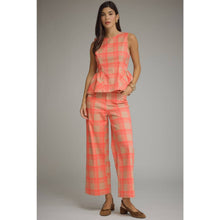 Load image into Gallery viewer, STYLE USA - NEW Plaid wide leg pants
