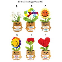 Load image into Gallery viewer, Emotional Support Crochet Plush Flowers Keepsake