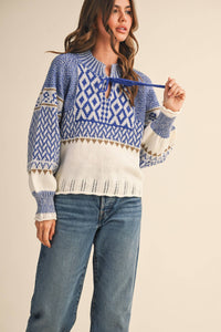 Nordic Sweater - Blue