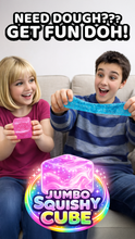Load image into Gallery viewer, Novelty Brands - Fun Doh JUMBO Squishy Cube Assortment - 6/Display