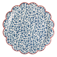 Load image into Gallery viewer, My Mind’s Eye - HAM1240 - Blue Ditsy Floral Paper Plate