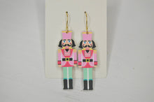 Load image into Gallery viewer, The Adorned Fox - Nutcracker Earrings, Christmas Earrings, Acrylic Earrings
