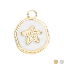 Load image into Gallery viewer, WJW - 18K Gold PVD Starfish Epoxy Charm